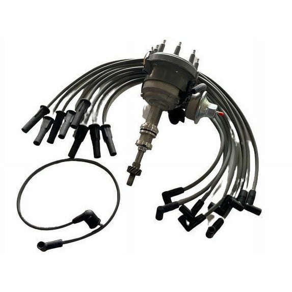 Distributor + Wire Set 351W Carb Ford Bronco E-150 F150 F350 V8 5.8L 74-91