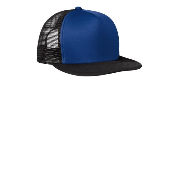 District 100-Percent Polyester Trucker Cap DT624