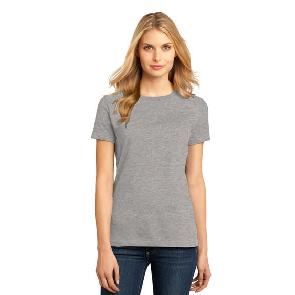 District ® Women's Perfect Weight ® Tee. DM104L - Heathered Steel Size XL