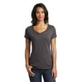 thumbnail image 1 of District ® Women's Very Important Tee ® V-Neck. DT6503 - Heathered Charcoal Size L, 1 of 4