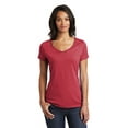 thumbnail image 1 of District ® Women's Very Important Tee ® V-Neck. DT6503 - Heathered Red Size S, 1 of 4