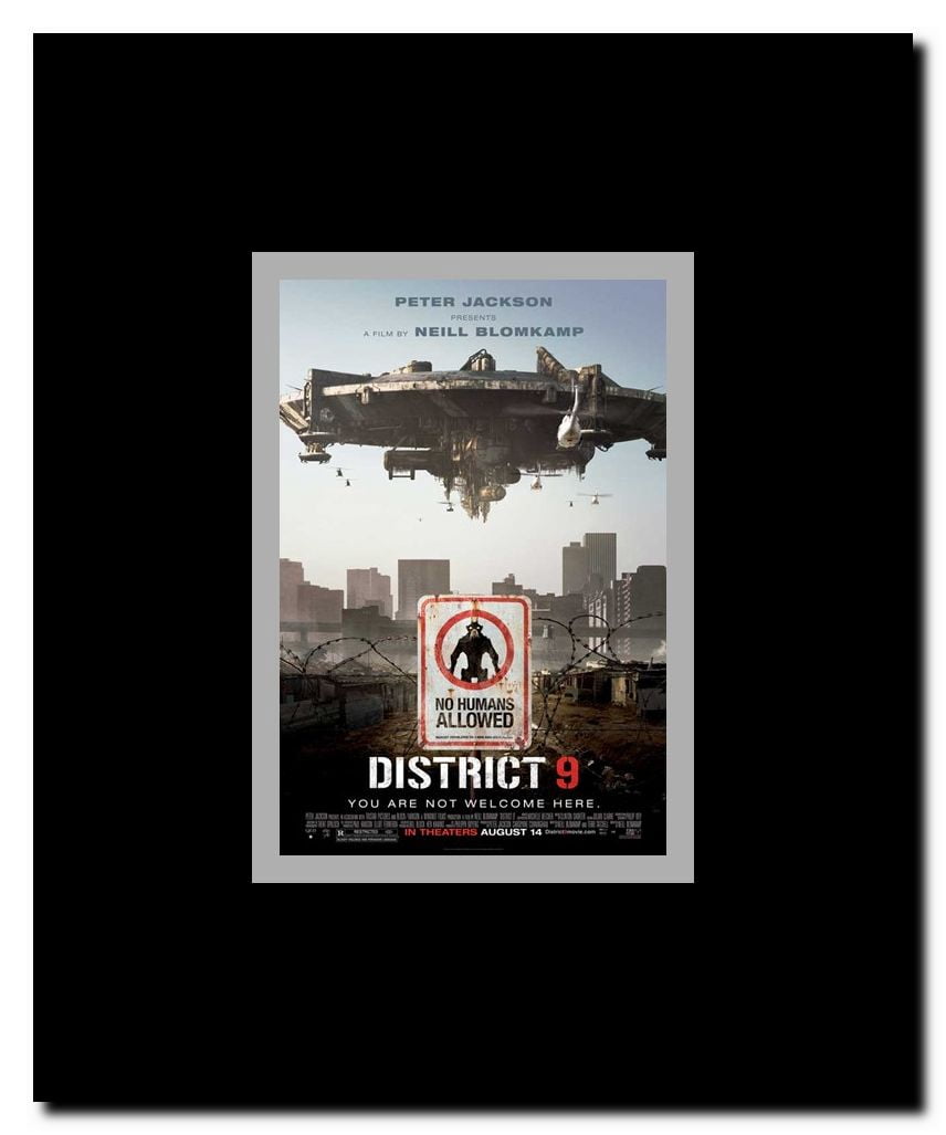 District 9 - style E Framed Movie Poster