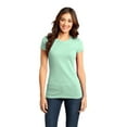 thumbnail image 1 of District Adult Female Women Electric Heather Short Sleeves T-Shirt Mint Medium, 1 of 2