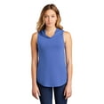 thumbnail image 1 of District Adult Female Women Electric Heather Sleeveless Hoodie Royal Frost Large, 1 of 4