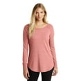 thumbnail image 1 of District Adult Female Women Electric Heather T-Shirt Blush Frost X-Large, 1 of 4