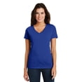 thumbnail image 1 of District Adult Female Women Electric Heather T-Shirt Deep Royal Small, 1 of 6