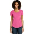 thumbnail image 1 of District Adult Female Women Electric Heather T-Shirt Fuchsia Frost Medium, 1 of 4