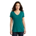 thumbnail image 1 of District Adult Female Women Electric Heather T-Shirt Hthrd Teal X-Large, 1 of 4