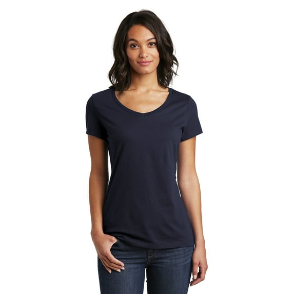 District Adult Female Women Electric Heather T-Shirt New Navy X-Large