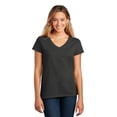 thumbnail image 1 of District Adult Female Women Plain Short Sleeves T-Shirt Charcoal Hthr 2X-Large, 1 of 4