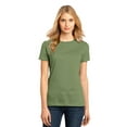 thumbnail image 1 of District Adult Female Women Plain Short Sleeves T-Shirt Fresh Fatigue 2X-Large, 1 of 6