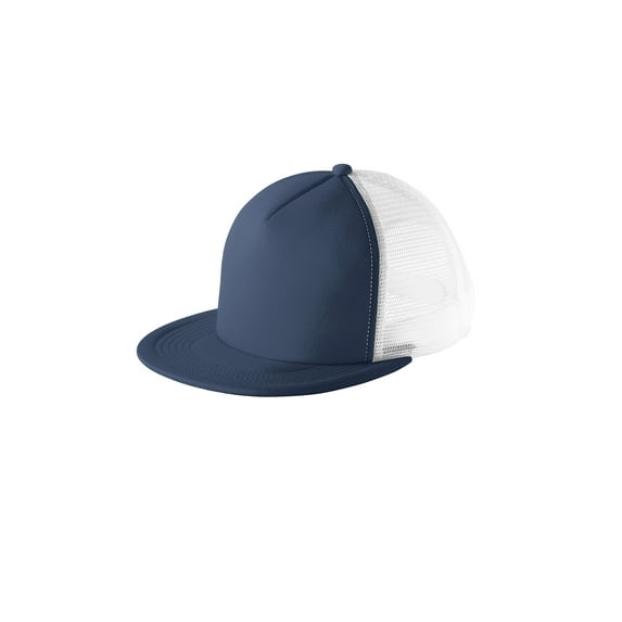 District Adult Unisex Regular Plain/Mesh Cap New Navy One Size Fits All