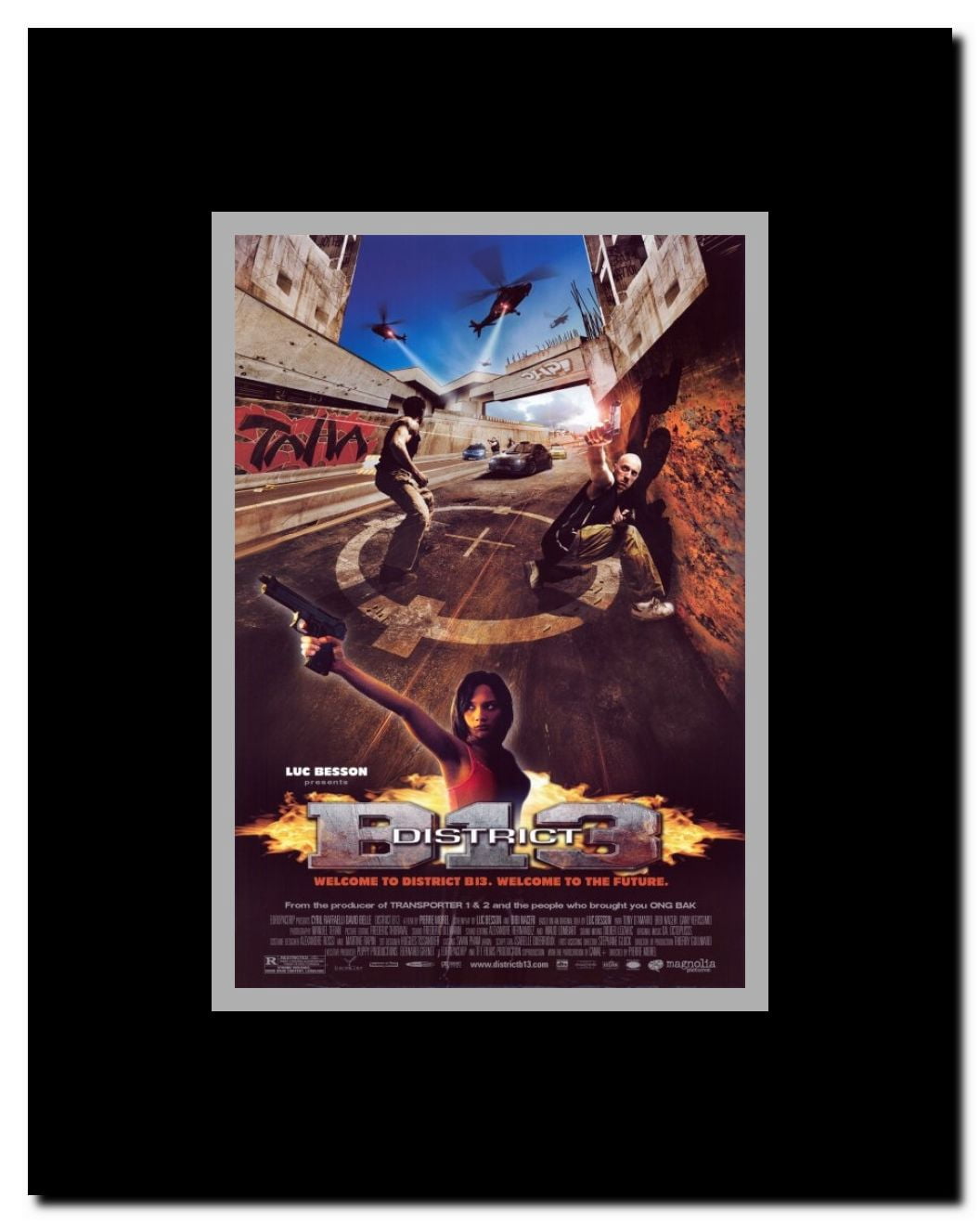 District B13 Framed Movie Poster