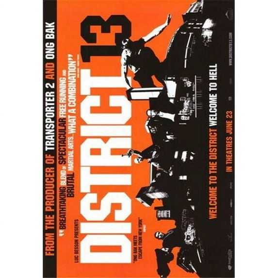 District B13 Movie Poster - 11 x 17 in.