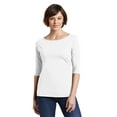 thumbnail image 1 of District DM107L Women's Perfect Weight 3/4-Sleeve Tee, 1 of 6
