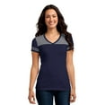 thumbnail image 1 of District DT264 Women Juniors Varsity V-Neck Tee T-Shirt, 1 of 6