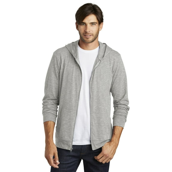 District DT565 Medal Full-Zip Hoodie, Mens Hoodies and Sweatshirts