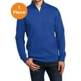 thumbnail image 1 of District DT6106 V.I.T. Fleece 1/4-Zip Pullover, Deep Royal, 2XL, Mens Hoodies and Sweatshirts, 1 of 1