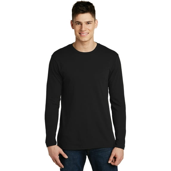 District DT6200 Young Men's Very Important Tee Long Sleeve Crew Neck Shirt