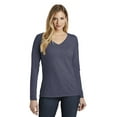 thumbnail image 1 of District DT6201 Women’s Very Important Tee Long Sleeve V-Neck Shirt, 1 of 3
