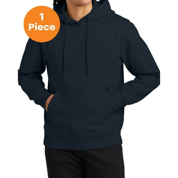 District DT6600 V.I.T. Heavyweight Fleece Hoodie, New Navy, 4XL, Sweatshirts & Hoodies