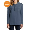 thumbnail image 1 of District DT671 Women's Featherweight French Terry Hoodie, Washed Indigo, XXL, Womens Hoodies, 1 of 1