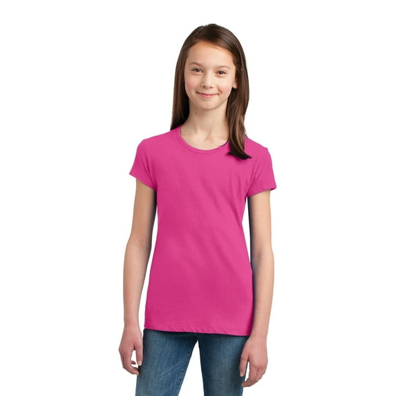 District Girls The Concert Tee-XS (Dark Fuchsia)
