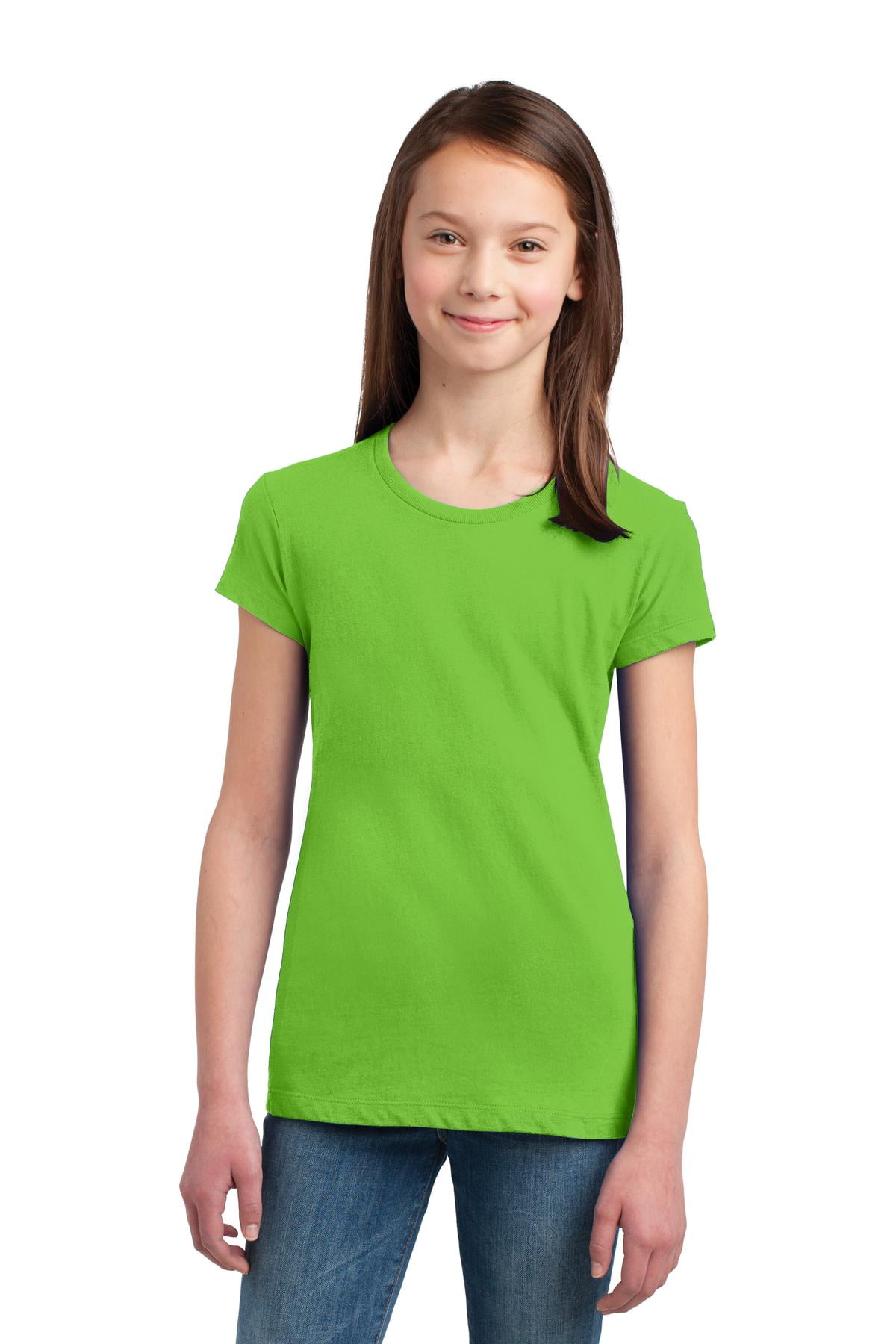 District Girls The Concert Tee M Neon Yellow Walmart