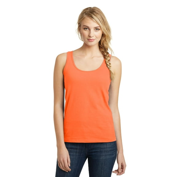 District Juniors The Concert Tank-4XL (Neon Orange)