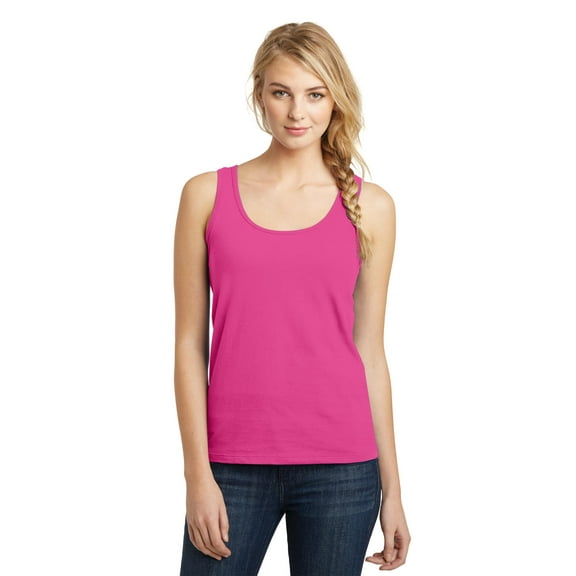 District Juniors The Concert Tank-S (Dark Fuchsia)