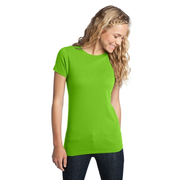 District - Juniors The Concert Tee DT5001 Neon Green