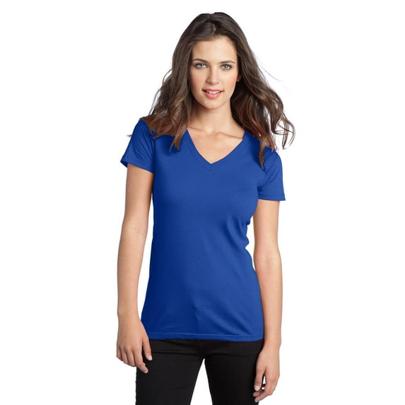 District Juniors The Concert Tee V Neck-4XL (Deep Royal)