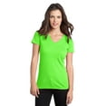 thumbnail image 1 of District Juniors The Concert Tee V Neck-S (Neon Green), 1 of 6
