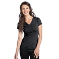 thumbnail image 1 of District Juniors Tri Blend V Neck Tee-3XL (Charcoal Heather), 1 of 6