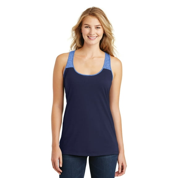 District Juniors Varsity Tank-2XL (True Navy/ Deep Royal)