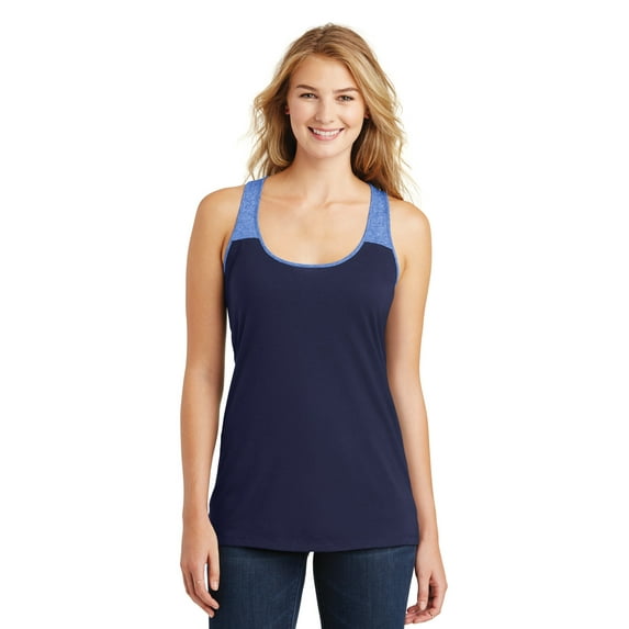 District Juniors Varsity Tank-2XL (True Navy/ Deep Royal)