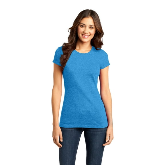 District Juniors Very Important Tee-M (Heathered Bright Turquoise)