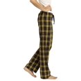 thumbnail image 1 of District Ladies Juniors Flannel Plaid Pant, Gold XL, 1 of 1