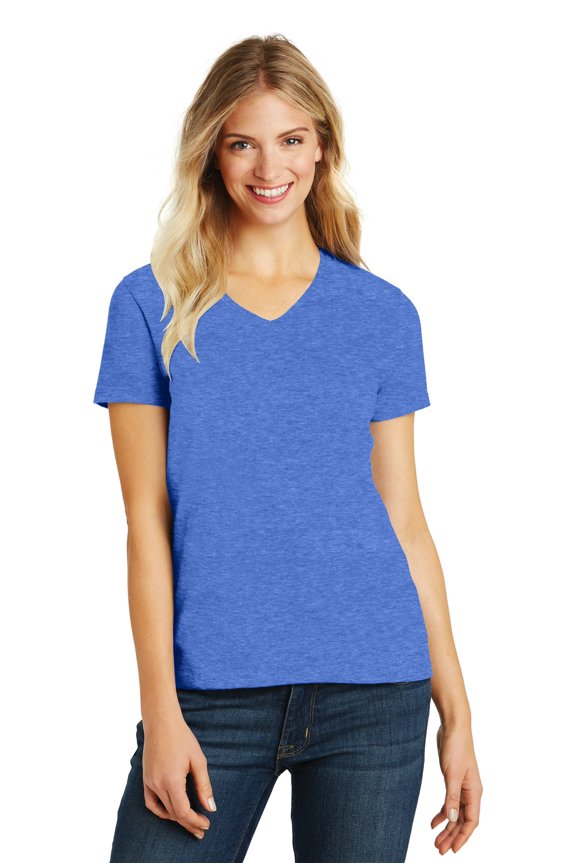 Made DM1190L Tee Shirt Women's Perfect Blend V-Neck Tee