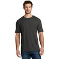 thumbnail image 1 of District Made DM3000 Mens Super Slub Crew Tees, Charcoal - Extra Small, 1 of 6