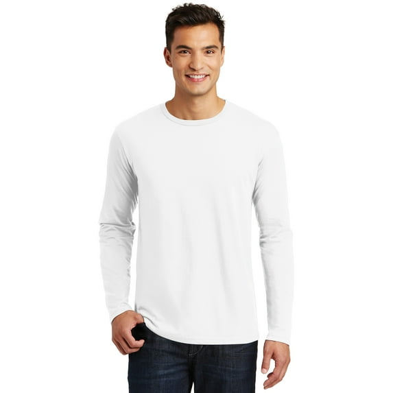 District Made DT105 Men's Perfect Weight Long Sleeve Tee Tee Shirt