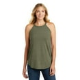 thumbnail image 1 of District Made DT137L Ladies Perfect Tri Rocker Tank, Military Green Frost, S, 1 of 4