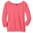 thumbnail image 1 of District Made - Ladies Modal Blend 3/4-Sleeve Raglan DM482, 1 of 6