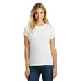 thumbnail image 1 of District Made Ladies Perfect Blend Crew Tee-XS (White), 1 of 3