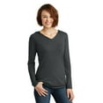 thumbnail image 1 of District Made Ladies Perfect Tri Long Sleeve Hoodie-3XL (Black Frost), 1 of 6