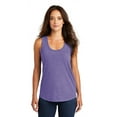 thumbnail image 1 of District Made Ladies Perfect Tri Racerback Tank-XS (Purple Frost), 1 of 6