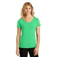 thumbnail image 1 of District Made Ladies Perfect Tri V Neck Tee-L (Green Frost), 1 of 6