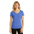 thumbnail image 1 of District Made Ladies Perfect Tri V Neck Tee-L (Royal Frost), 1 of 6