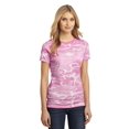 thumbnail image 1 of District Made - Ladies Perfect Weight Camo Crew Tee DM104CL, 1 of 1