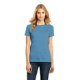 thumbnail image 1 of District Made Ladies Perfect Weight Crew Tee-4XL (Clean Denim), 1 of 6